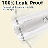 Vista 25 de WETOWETO Taza de viaje de 12 onzas, taza de café reutilizable aislada con tapa a prueba de fugas, taza de café de viaje de acero inoxidable, taza