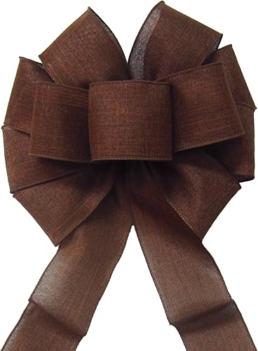 Miniatura 4 de 10" Lime Green Wreath Bows by Alpine Holiday Bows - Easter Bows - Rustic Spring Bows for Decorating Wreaths & Crafts - St Patricks Day Bows