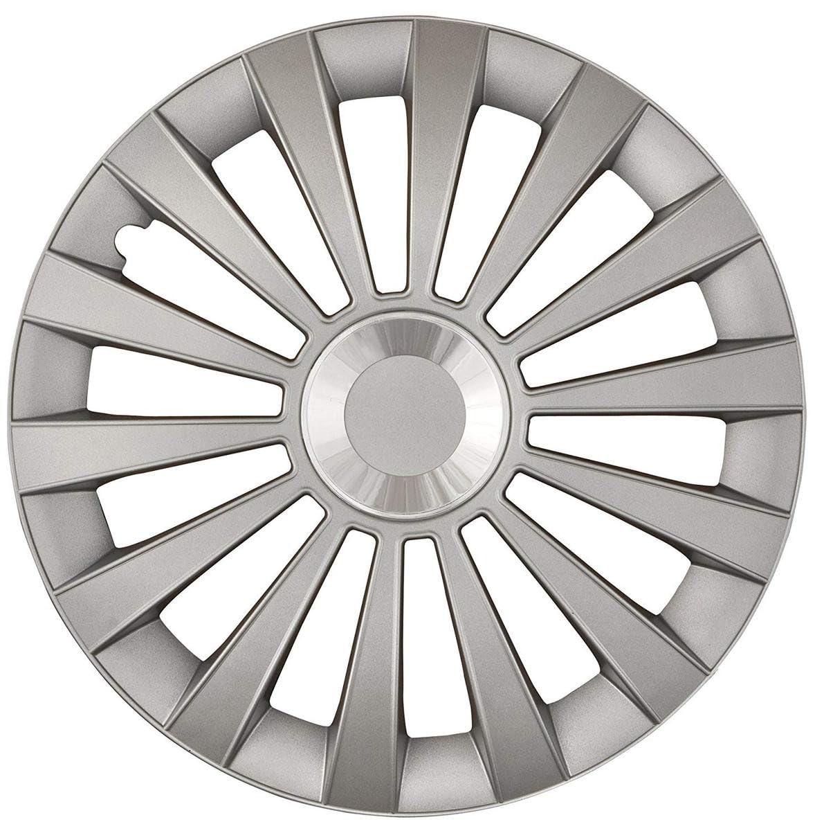Cartrend 70273 Wheel trim set "Meridian", chrome ring, set of 4, 35.56 cm ( 14 inches ) - set of 4