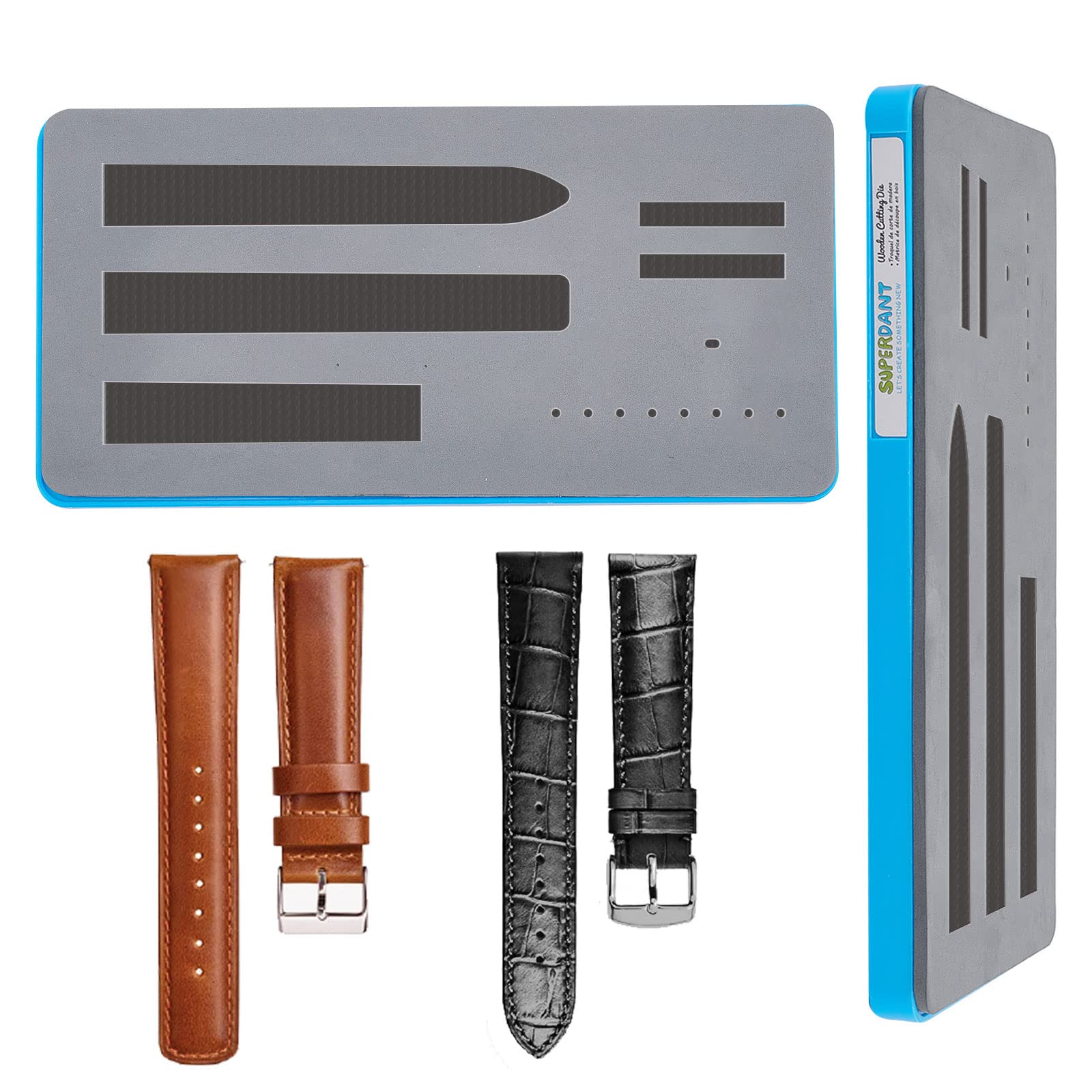 Modello In Pelle 4 Pezzi Per Lavori In Pelle, Modello Di Portafoglio In - Foto 4