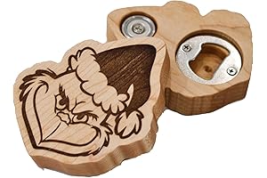 The Grinch Magnetic Bottle Opener - Made in USA by Local Artisans...
