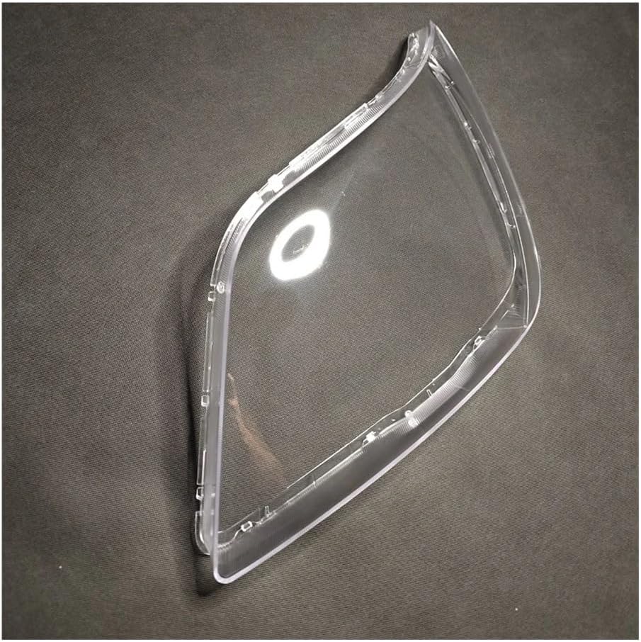 Head light Lens Car Front Headlights Shell Head lamp Cover Lamp Shade Transparent Lampshade Housing Compatible Compatible for Kia Borrego 2008-2017 Replacement(Right side) (Left side)