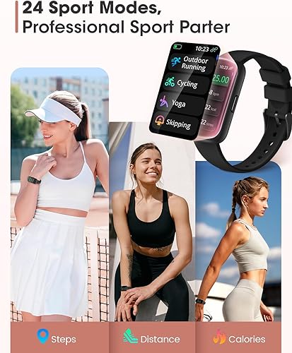 Miniatura 3 de Monitor de actividad física, relojes inteligentes para mujereshombres, reloj con monitor de frecuencia cardíaca 247 con monitor de sueño, contador