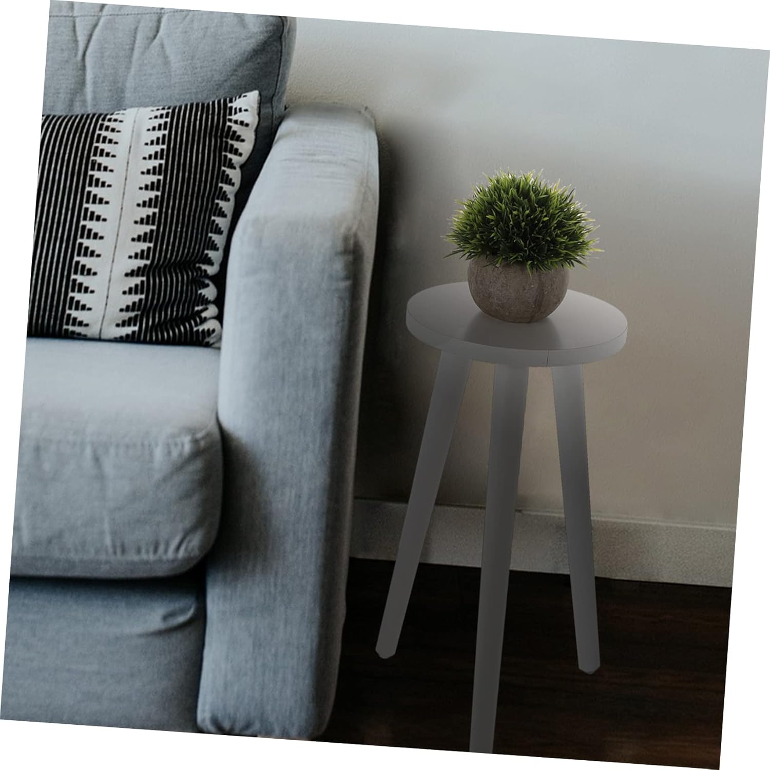 SUPVOX Wooden Plant Stand Indoor Succulent Holder with Smooth Edges Rustic Flower Display Base for Small Pots Living Balcony Height