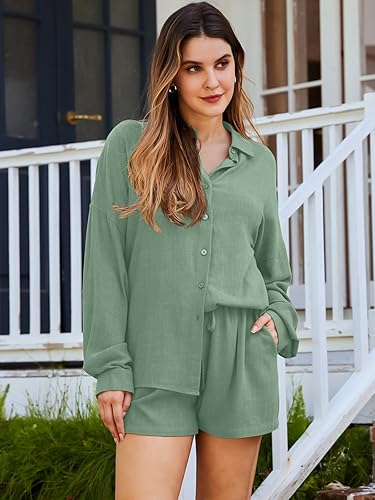 Miniatura 2 de AUTOMET Conjunto de 2 piezas de ropa de descanso a juego de 2 piezas para descansar y descansar en primavera 2024