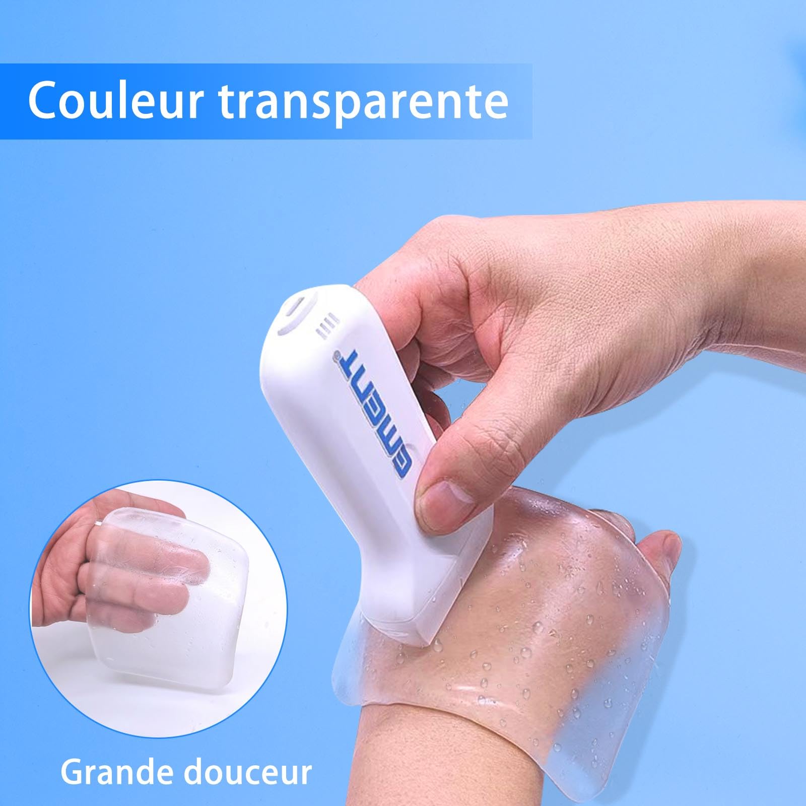 Almohadillas de gel para ecografía - Dispositivo médico reutilizable | Gel conductor de alta calidad para diagnóstico por imagen | Acoplamiento estable para un diagnóstico médico preciso