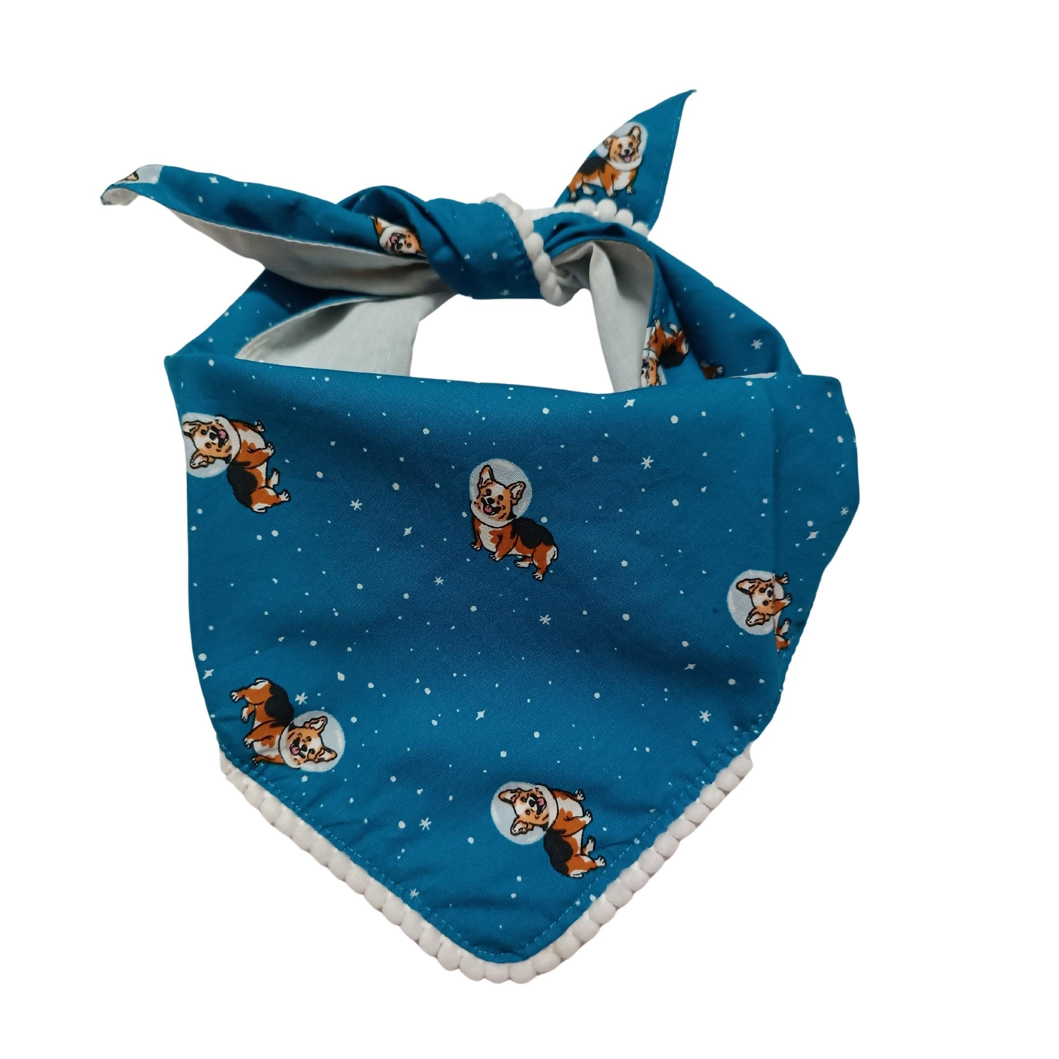 All For Fur Dog & Cat Bandanas | Premium Material | Knot & Tie | Space Dogs (B0BW68W3VL) Amazon Price History, Amazon Price Tracker