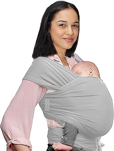 Hannah Grace Baby Wrap Carrier- Grey