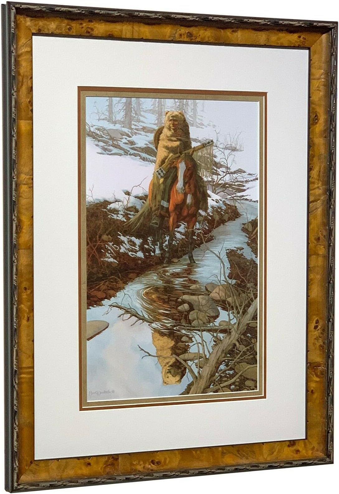 Spirit of the Grizzly Matted and Framed Fine Art Print from Where Silence Speaks Limited Edition Portfolio