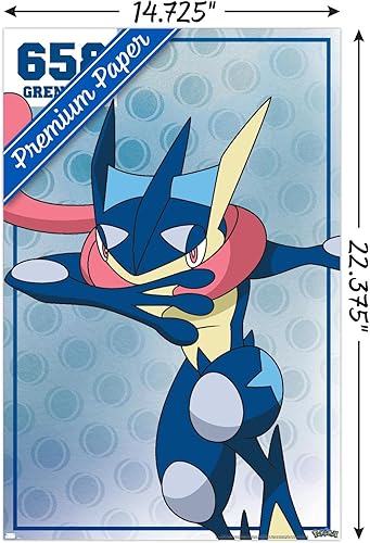Miniatura 3 de Trends International Pokémon - Póster de pared Greninja 658