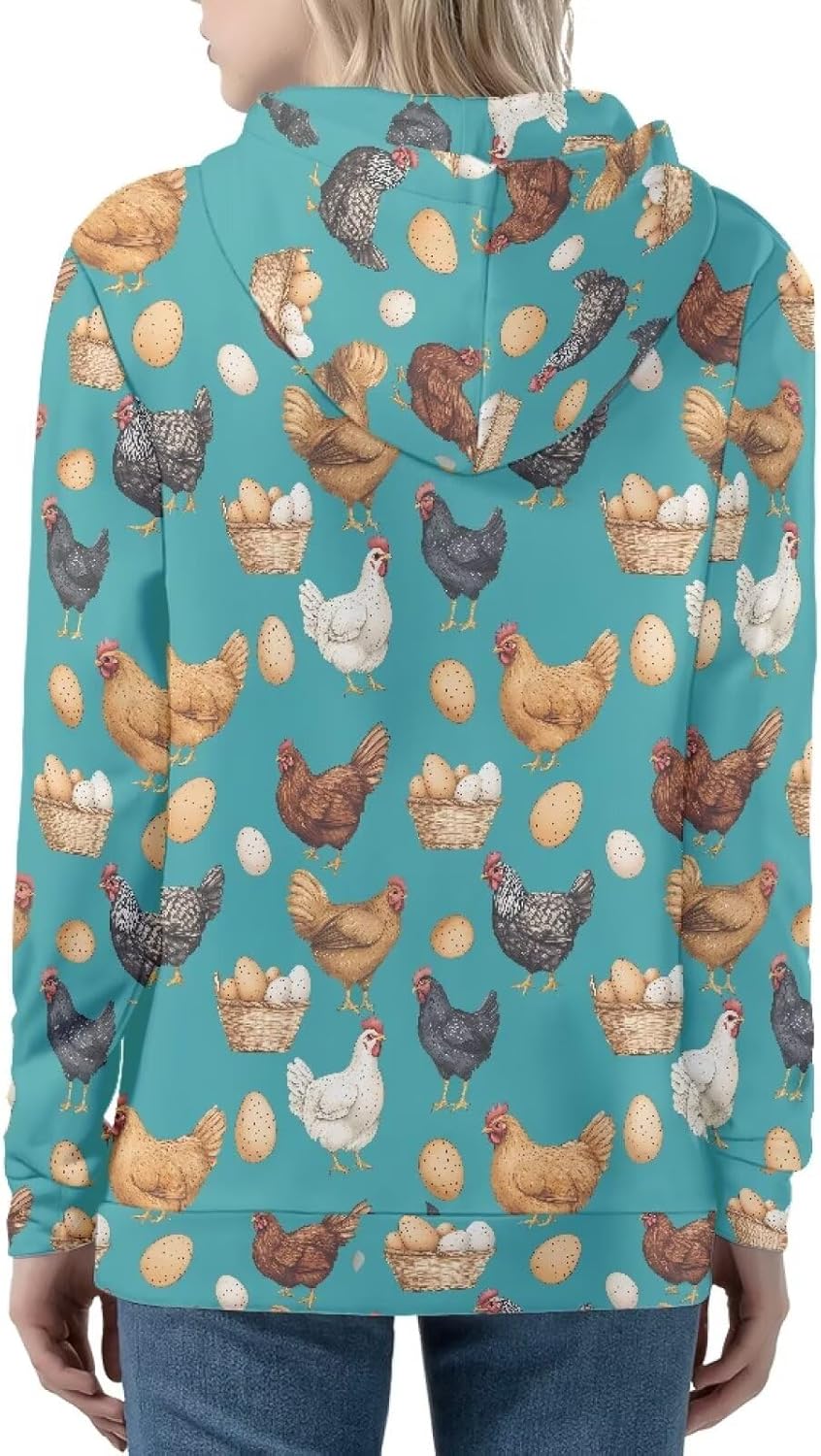 Showudesigns Zip Up Women's Hoodies & Sweatshirts XS-5XL - Image 4