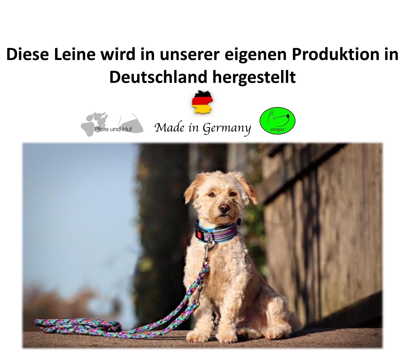 Hundeleine Doppelleine Übungsleine Führleine für mittlere Hunde bis 45 Kg über 39 Farben sehr stabil (2,80 m, Schwarz-Grün)