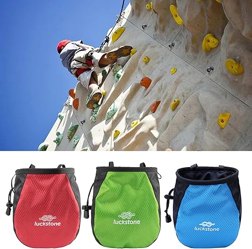 Miniatura 3 de Bolsa de tiza para escalada en roca, bolsa de tiza ajustable con cordón, bolsa de tiza Bouldering, cubo para escalada en roca, levantamiento de