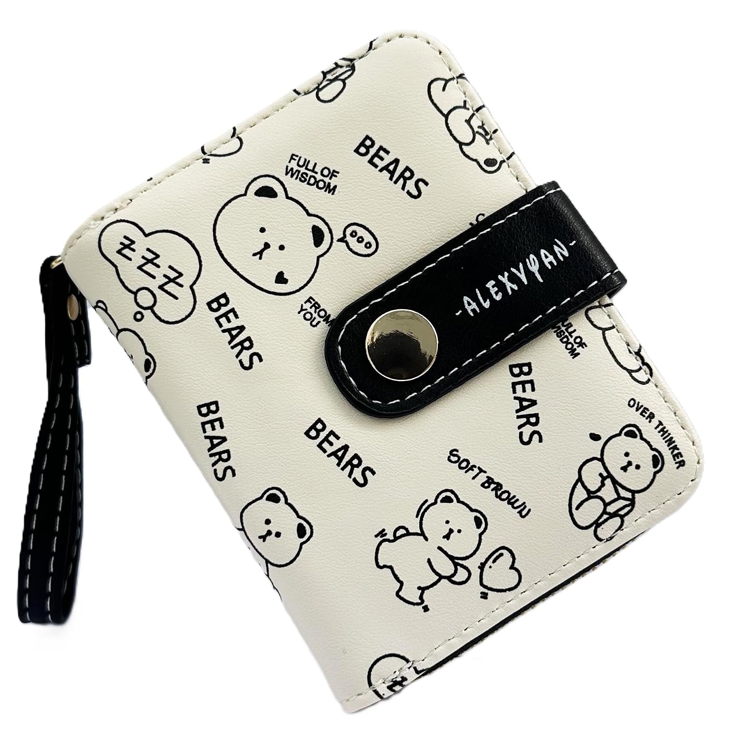 Alexvyan Compact Bears Tri-fold Wallet PU Leather, Women's Purse Wallet Organizer Female Hand Clutch Women/Ladies/Girls Wa... - Review, Price and Buying Guide