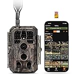GardePro X50S Cellular Trail Camera 2025 Upgrade, Preloaded SIM Card, Works with Verizon, AT&T & T-Mobile, Shared Data Plan, 100ft No-Glow IR, 0.1s Trigger, Hunting & Game Camera