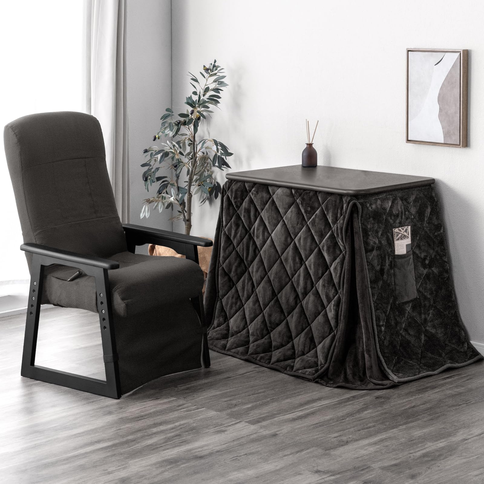 Amazon.co.jp : タンスのゲン こたつ 一人用 セット 幅80cm