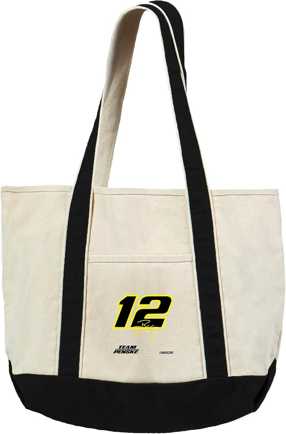 Northwest NASCAR Number Black Canvas Tote with Colored Strap