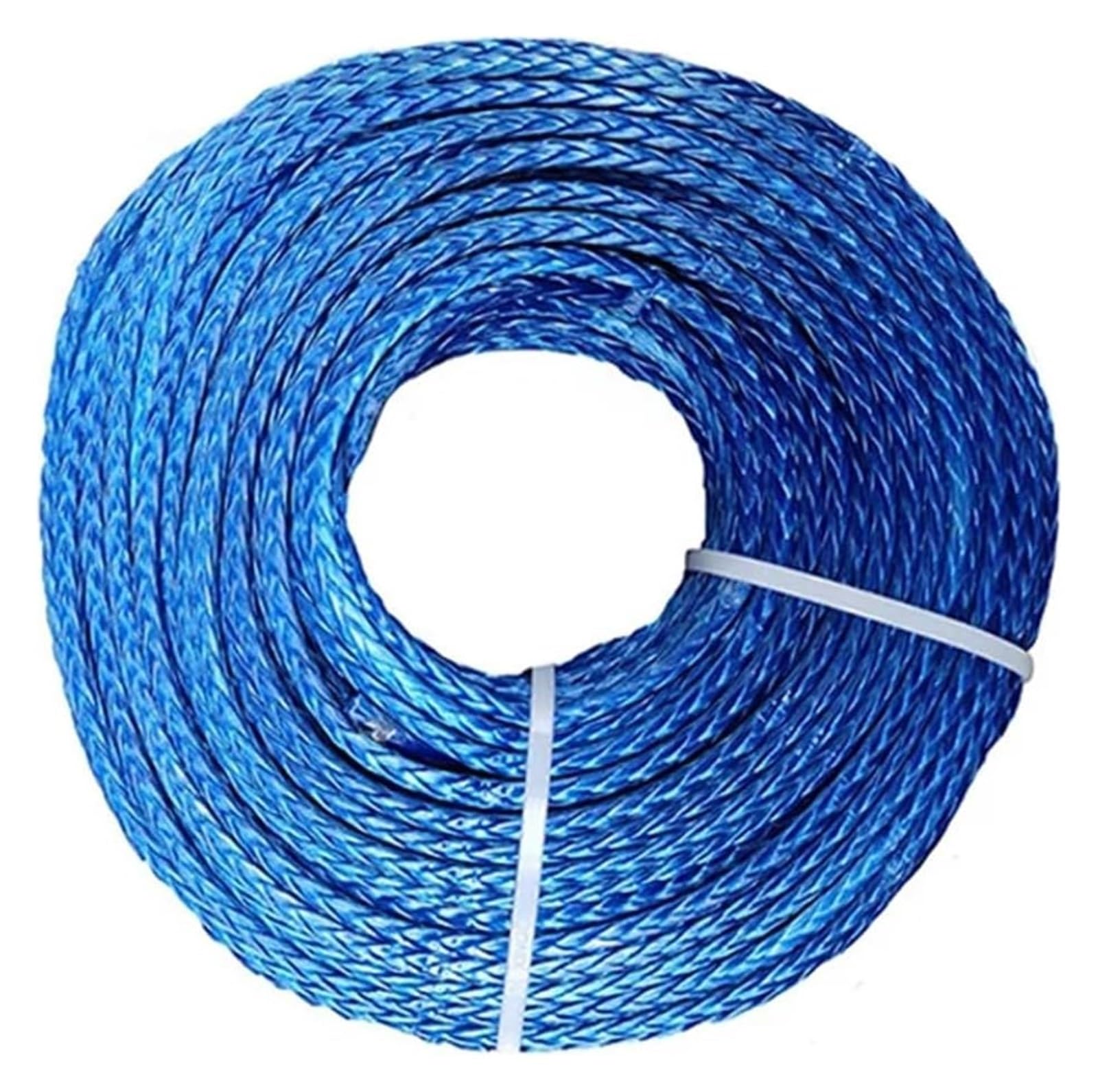 Syntetyczna lina do wyciągarki, 12-splotowa syntetyczna lina wciągarki o wymiarach 6 mm x 200 m do wielokolorowego pojazdu ATV UTV