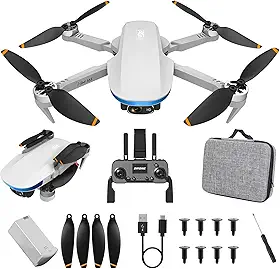 Drone Com Camera Drone Profissional GPS 4K HD câmeras Fluxo óptico FPV Mini Controle Remoto DroneQuadricóptero Bolsa De Transporte LS-S6S(com GPS)