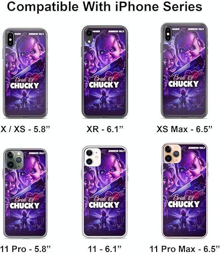 Miniatura 3 de maodege Chuckys Bride - Funda para teléfono compatible con iPhone 11 Ultra Plus, transparente