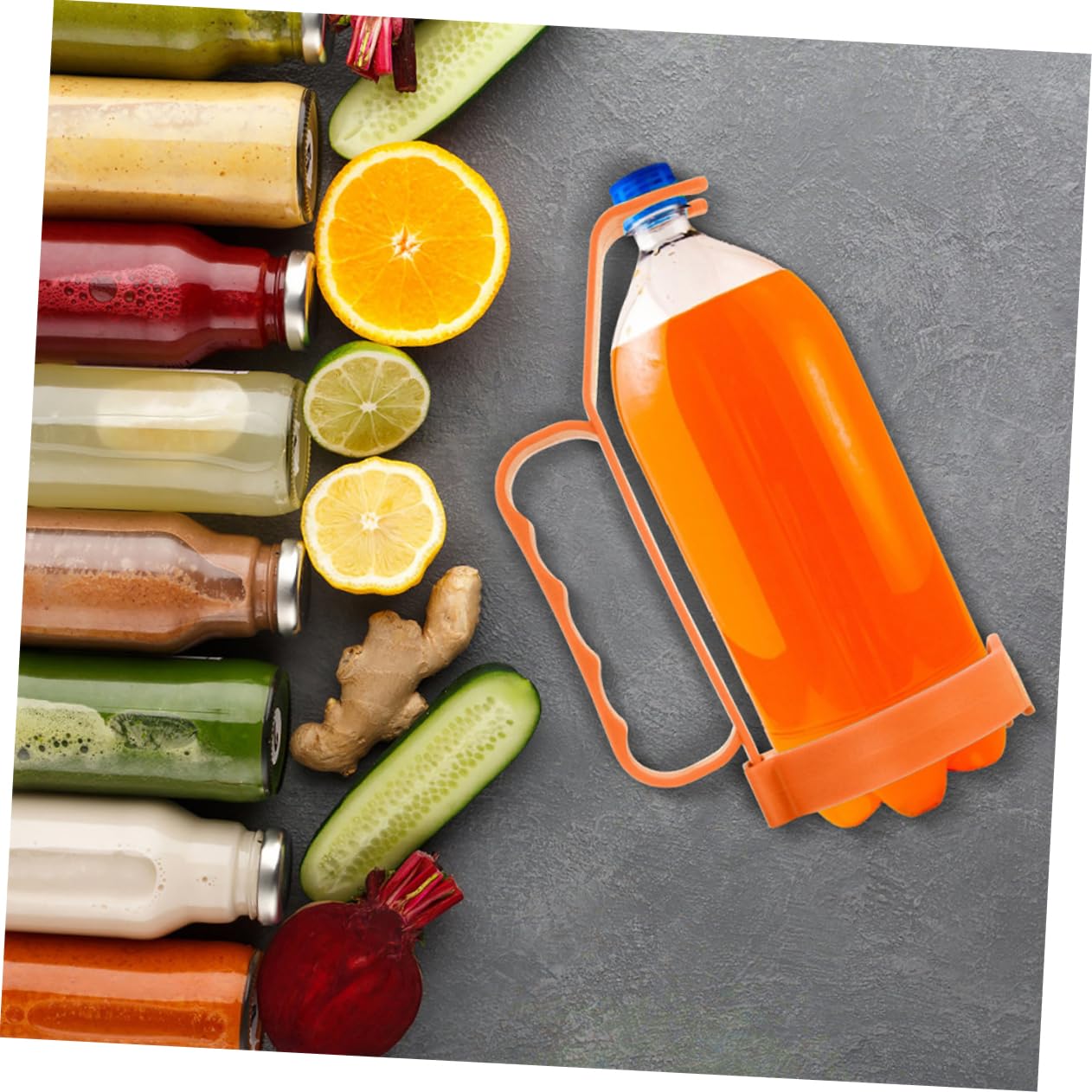 ABOOFAN 5St -Griff flaschenhalter Sprite Getränke -Gießgriff aus Kunststoff Griff Soda- -Trinkflasche -Flaschengriff Softdrink-Flaschenträger mit sicherem Halt Plastik