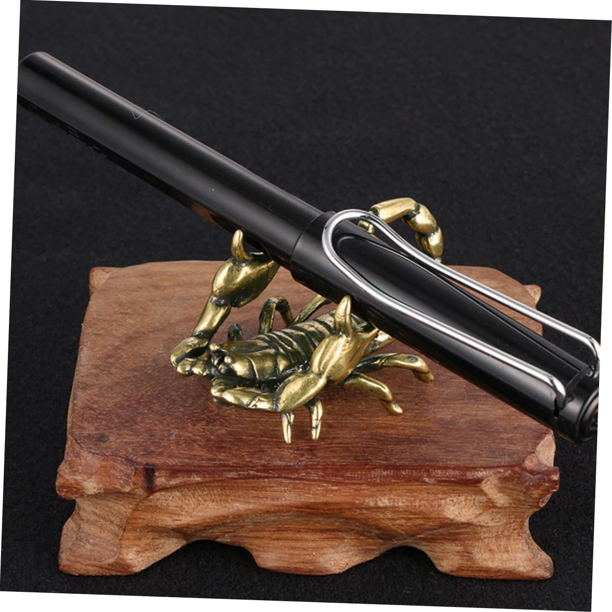 Operitacx Figurine De Scorpion Laiton Rétro Pour Bureau Support De