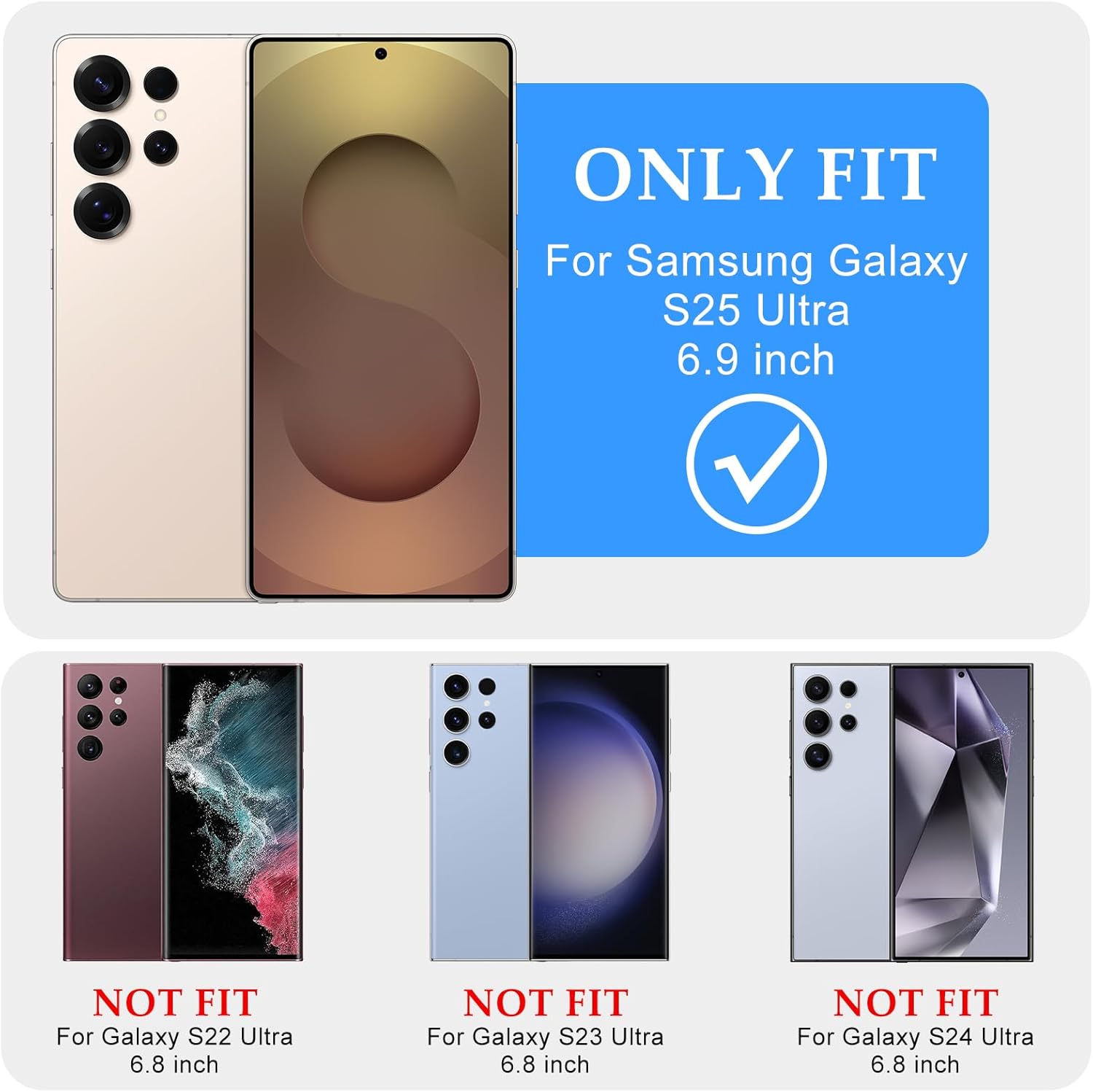 for Samsung Galaxy S25 Ultra Case, Curly Wavy Frame Hard Translucent Matte Clear Back Cover for Women Men Compatible with Magsafe Shockproof TPU Bumper Phone Case for Samsung S25 Ultra, Pink - Image 2