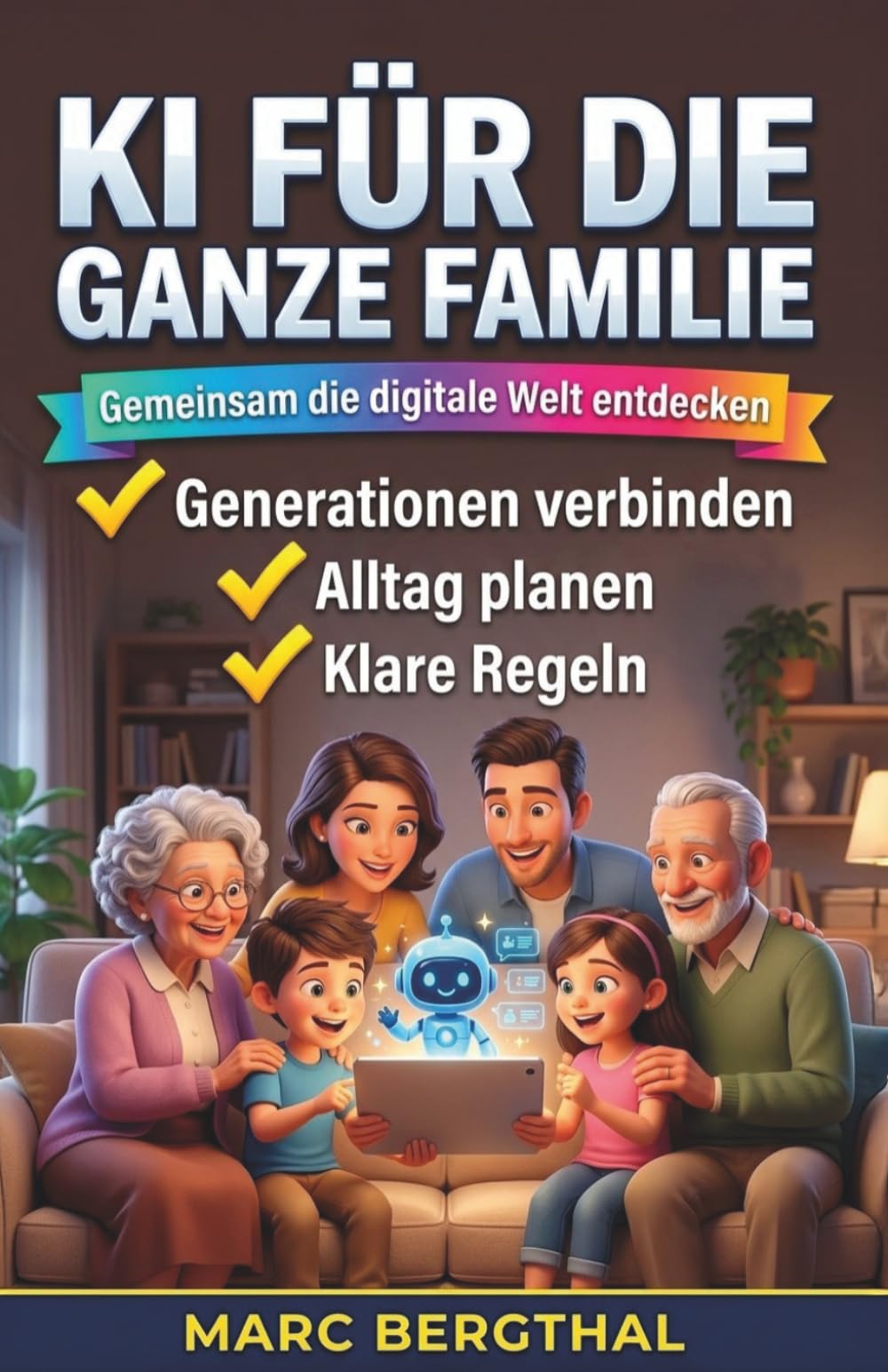 KI für die ganze Familie: Gemeinsam die digitale Welt entdecken: Der generationenübergreifende Praxis-Guide für Eltern, Kinder und Großeltern
