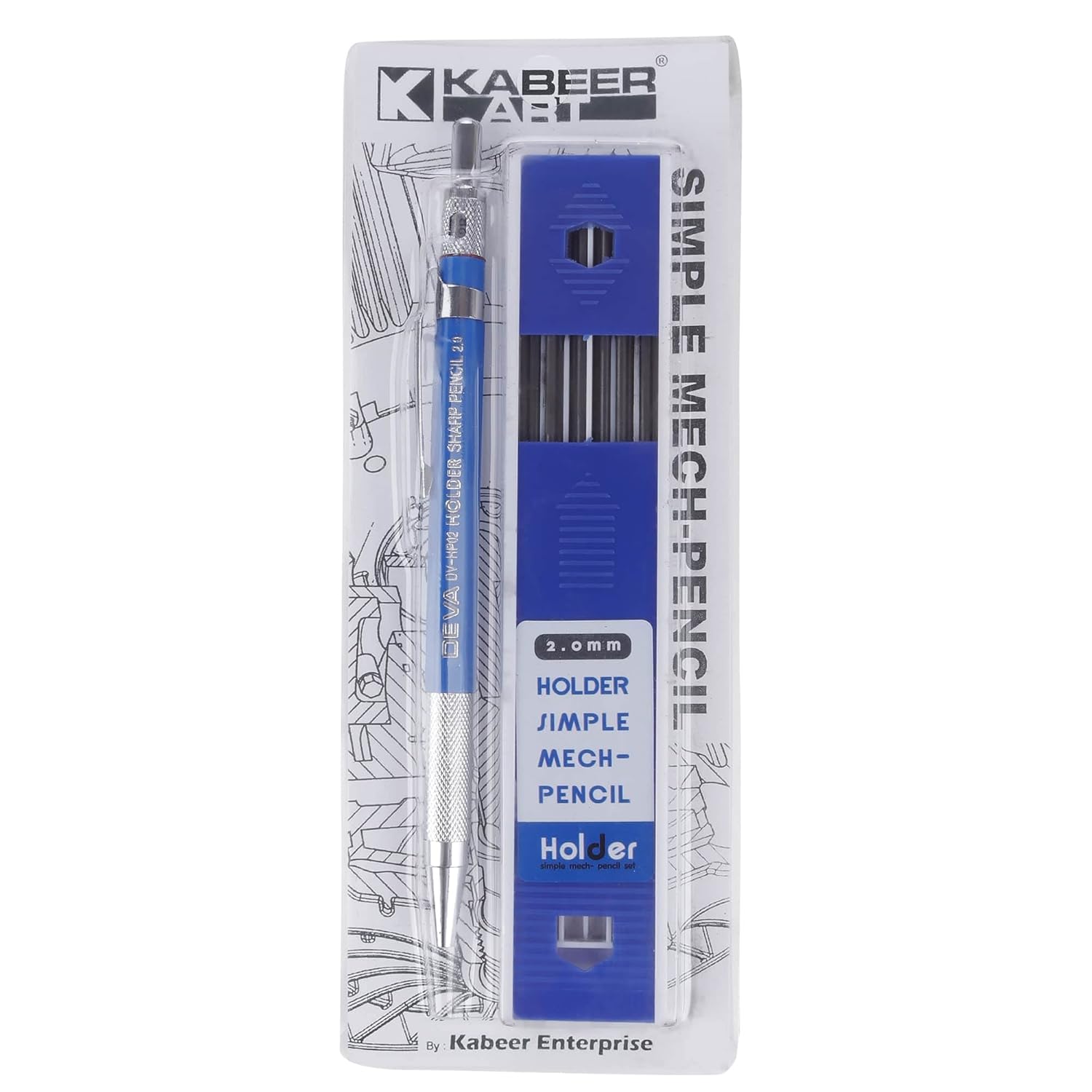 KABEER ART 2.0Mm Mechanical Pencil With LeadsBlack Amazon.in Home