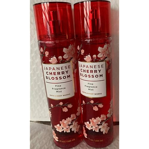 Japanese Cherry Blossom Fragrance Mist 8 oz (Set of 2) Packaging May Vary