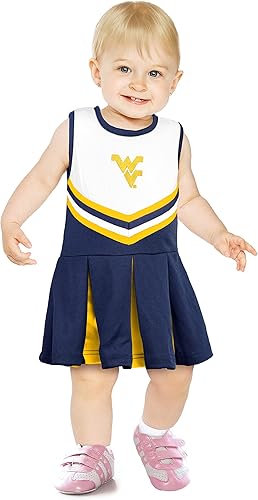 Miniatura 28 de Little King NCAA - Vestido de una pieza para niñas pequeñas, tallas 6M 12M 18M 2T 3T 4T