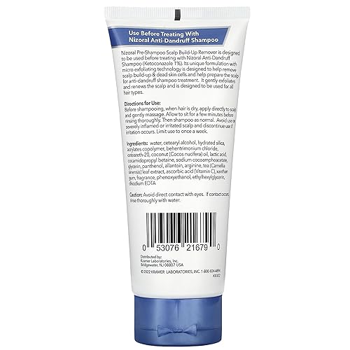 Miniatura 8 de Nizoral Pre-Shampoo Scalp Build-Up Remover - Exfoliates and Renews Helps Prepare for Anti-Dandruff Shampoo Treatment, 5 oz
