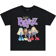 Bratz Ladies Original Dolls Shirt - Yasmin, Cloe, Jade, and Sasha 1990s Vintage Throwback Graphic T-Shirt