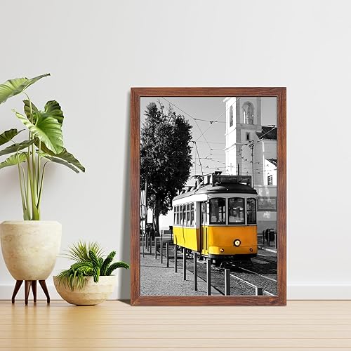 Vista 417 de LaVie Home - Portarretratos de 18 x 24 pulgadas, fotos de 16 x 20 pulgadas con paspartú, de 18 x 24 pulgadas sin paspartú, plexiglás pulido, Negro