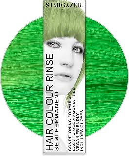 Stargazer - Tinte de pelo UV, color verde, Semipermanente