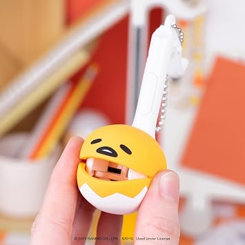 Otamatone Melody Sanrio Electronic Instrument Toy Keychain - Gudetama