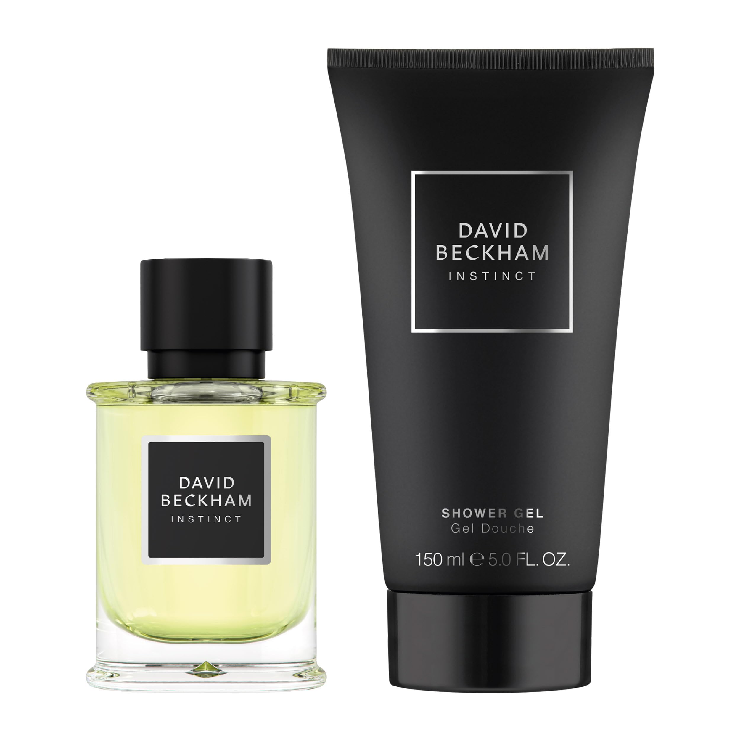 David Beckham Instinct Eau de Parfum- und Duschgel-Geschenkset für Männer, fesselnder Fougère-Zitrusduft, 50 ml + 150 ml