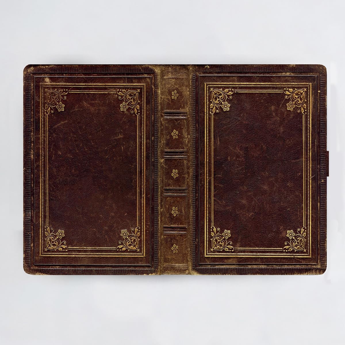 KleverCase Universal Book Cover for eBook Readers. Fits All e-Reader Brands Including Kobo, Nook, Kindle Paperwhite (inc 12th Gen & Signature Edition), Kindle, storytel and More. (Old Brown)