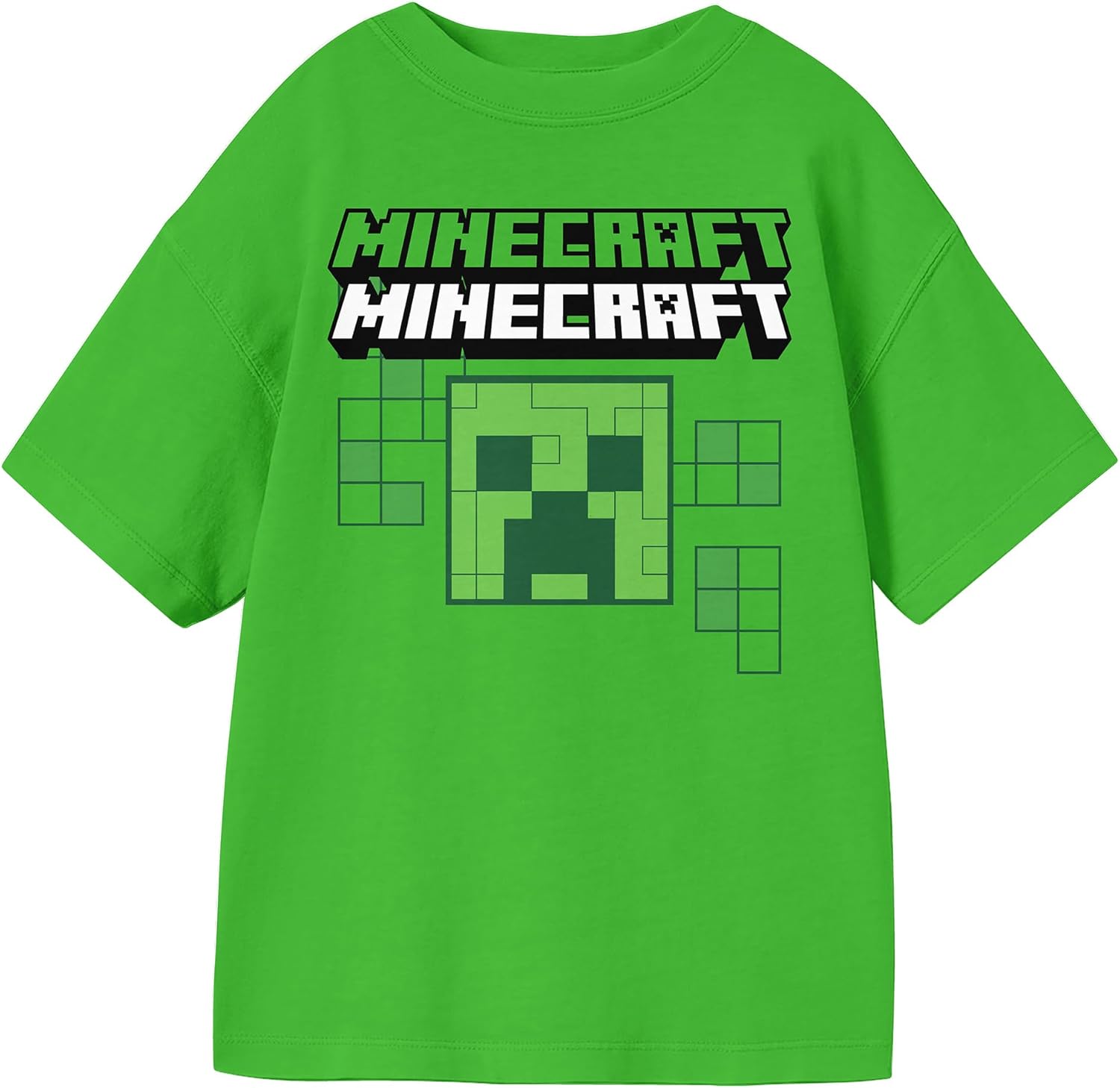 Minecraft Perfect Outfit Youth Boy Hoodie, Short-Sleeve Tee, and Lounge Shorts 3-Piece Combo Set - Image 3