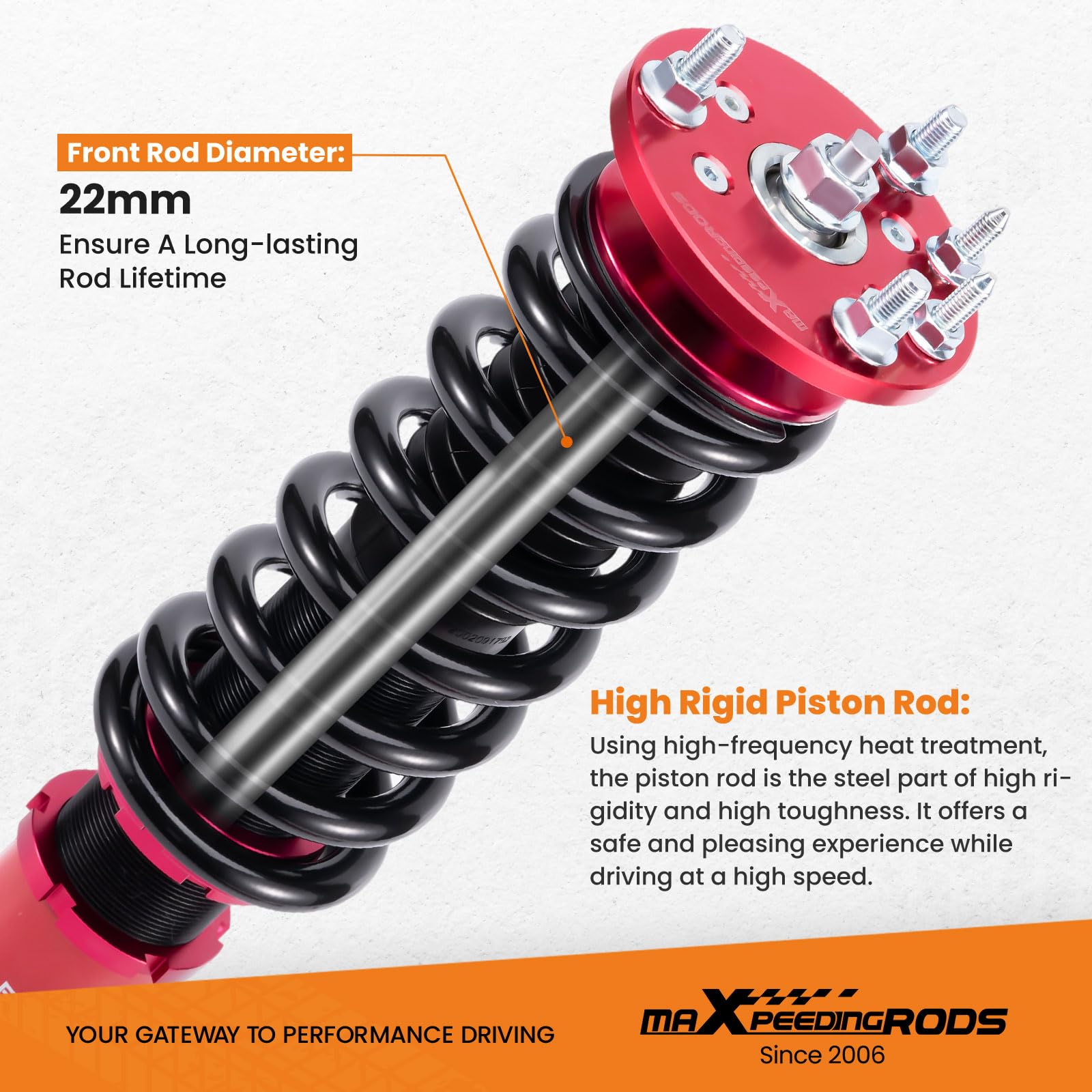 Amazon.com: maXpeedingrods Coilovers for Honda Accord Sedan CL7