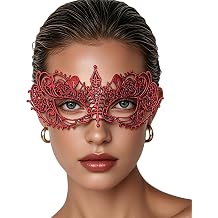 Masquerade Mask for Women Lace Eye Mask for Halloween Costume Party