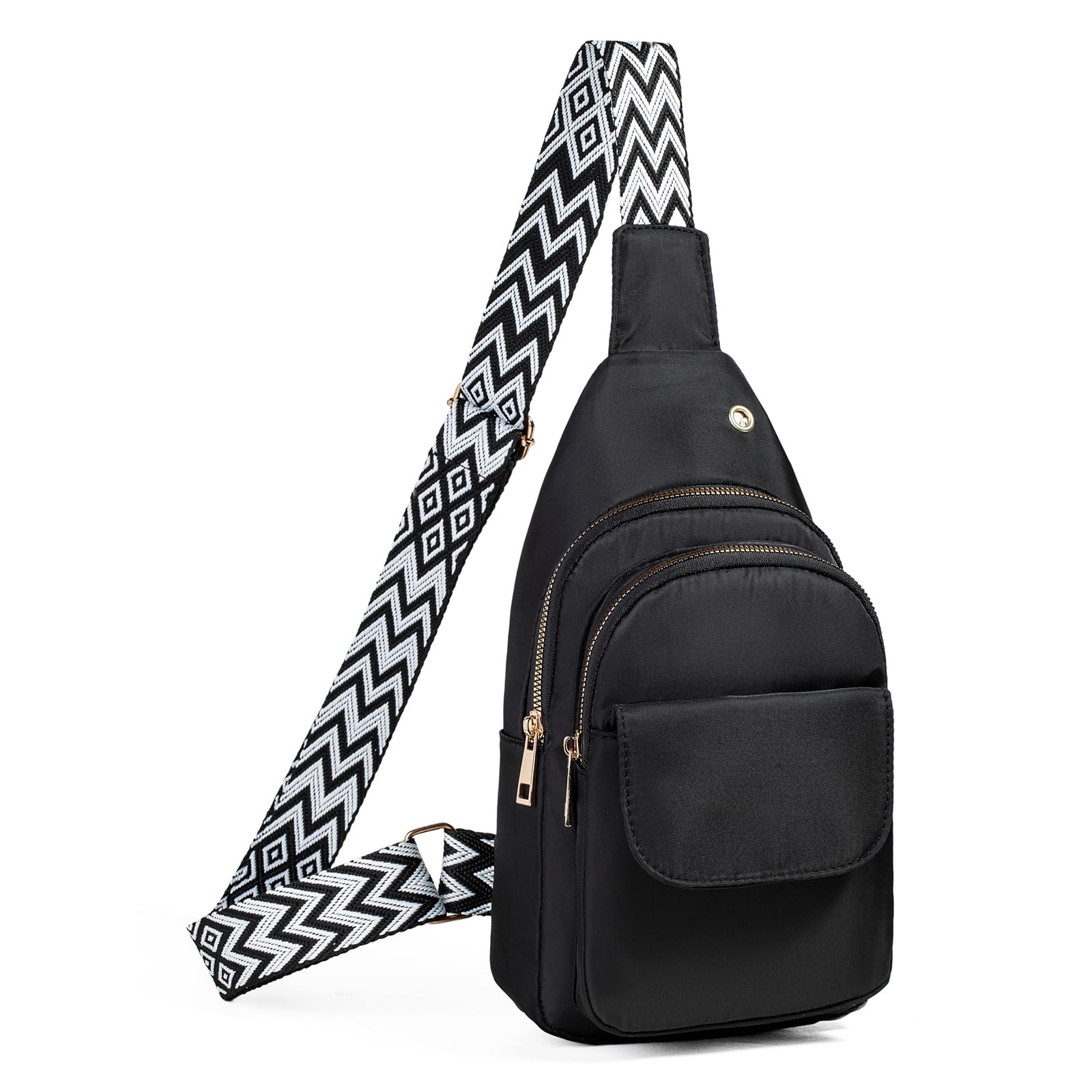 Crossbody Small Sling Bag for Women, Trendy Sling Backpack Cross Body Shoulder Chest for Travel Hiking Outdoor