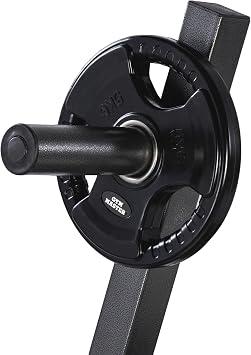 GYM MASTER Rubber Coated 2 Olympic Tri-Grip Weight Plates