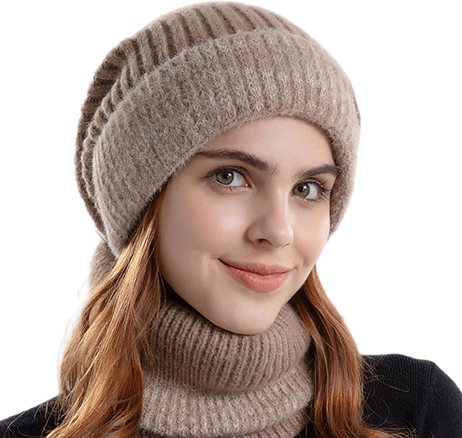 Unisex Warm Hat Neck Gaiter Warm Trapper for Skiing Skateboarding Thick Windproof Ushanka for Cold Weather Winter Knit Hat Fo