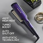 Remington 1 3/4" Flat Iron, Hair Straightener with Anti-Static Technology, 30-Second Heat Up & 60 Minute Auto Shut-Off, 30% Longer Ceramic Floating Plates, Titanium + Ceramic Coating