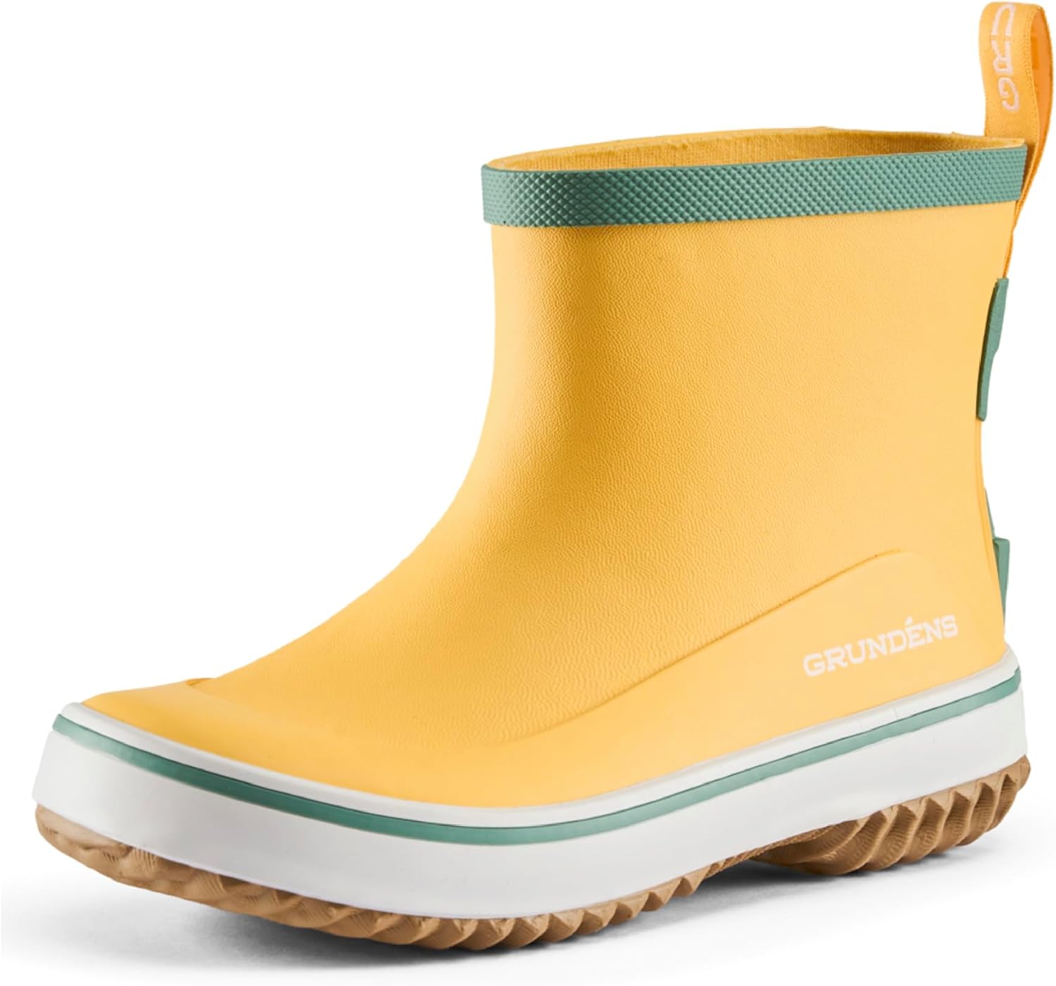 Grundens Kid's Guppy Rain Boots - Lightweight Rubber Waterproof Kids and Toddlers Shoes, Easy-On Loop, Girls Rain Boots and Boys Rain Boots