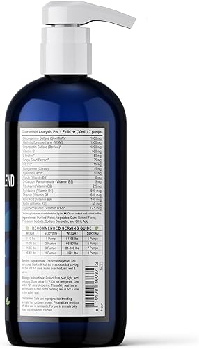 Miniatura 4 de Medicina natural anti-envejecimiento para artritis articular y displasia de cadera, alivio del dolor para perros y gatos de la marca Glucosamina