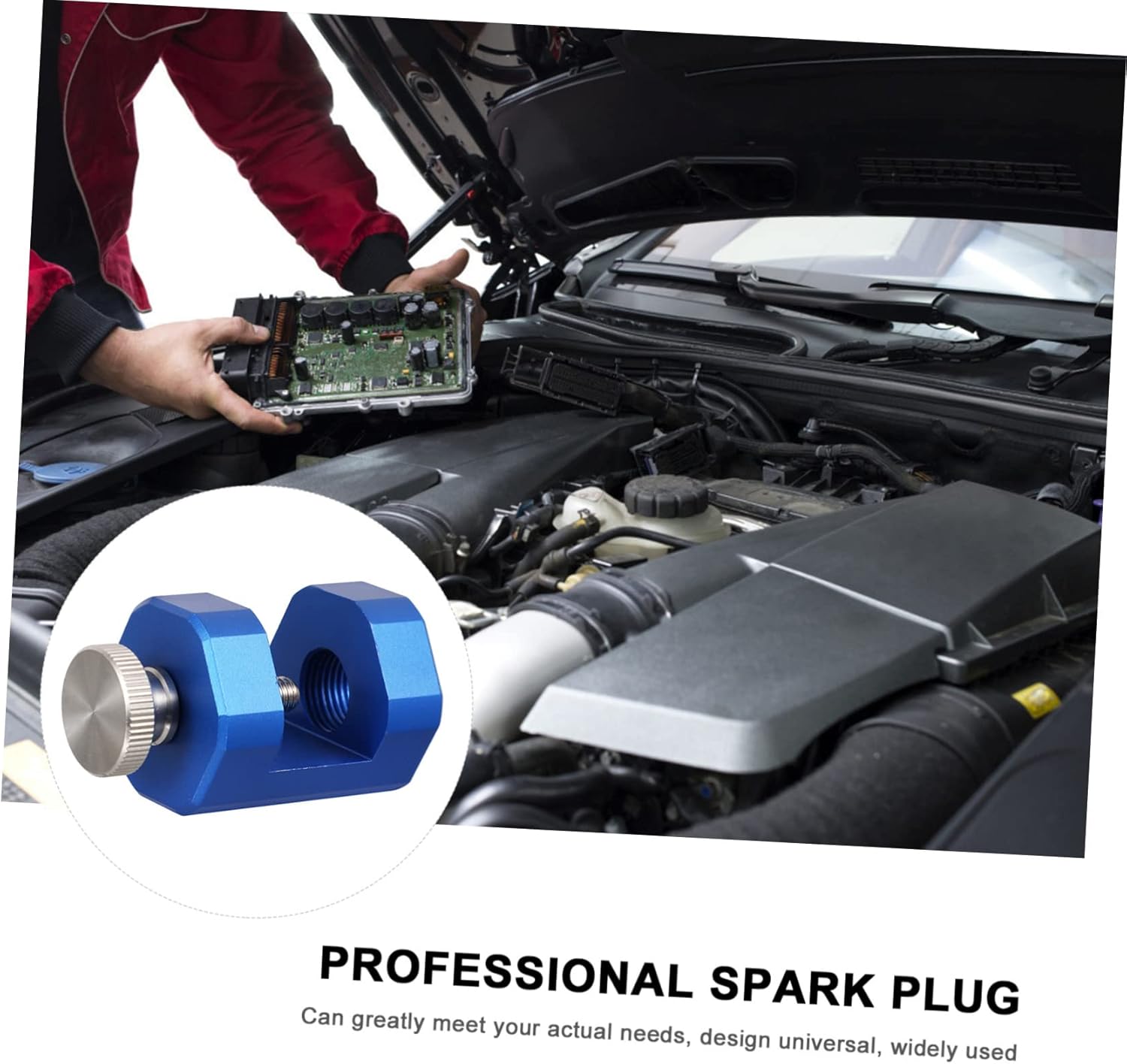 Mobestech 2pcs Replacement Car Spark Plug Parts Engine Accessory Spark Plug Gapper Tool Made of Material Precision Gap