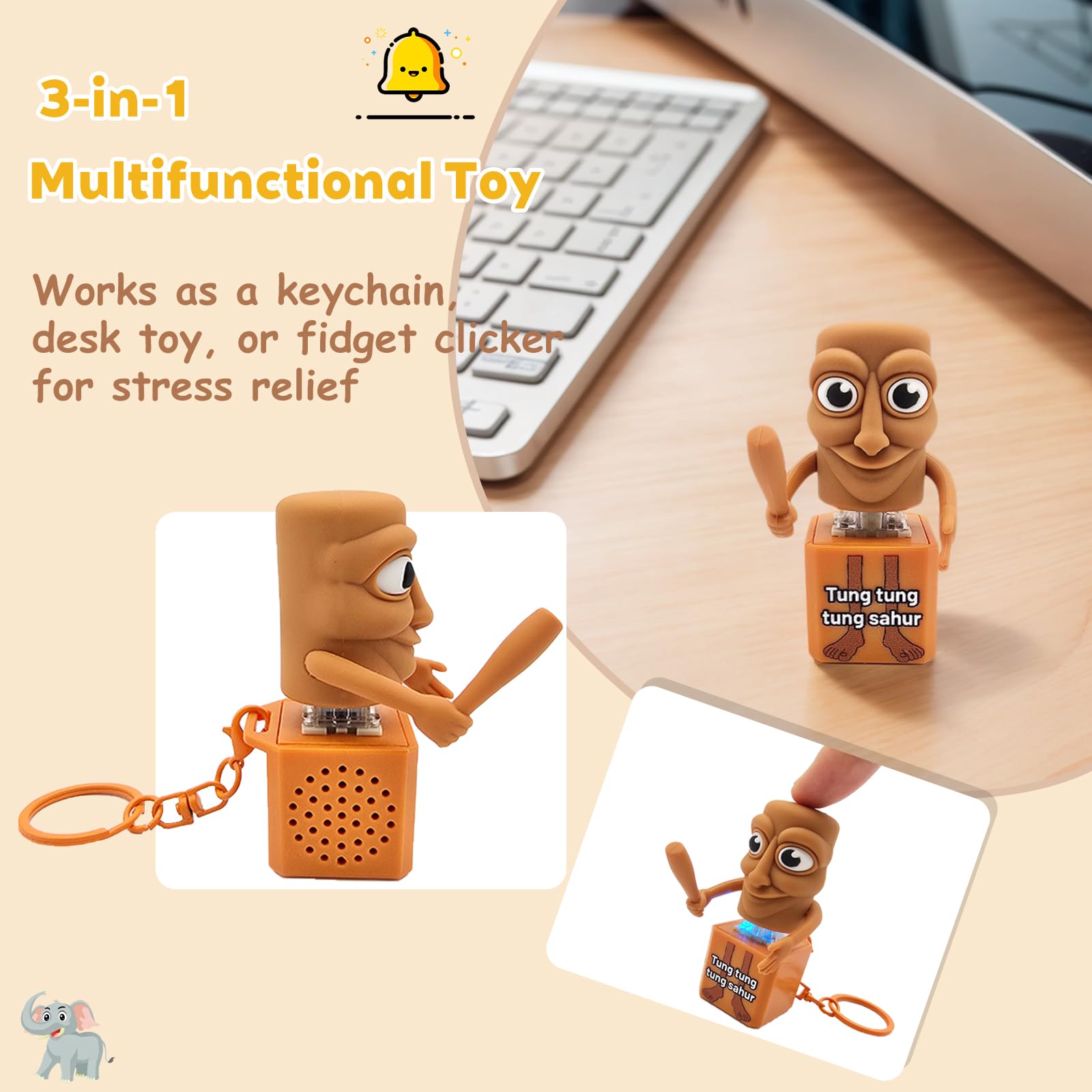 Amazon.com: Gtzzot Italian Brainrot Keyboard Clicker Fidget