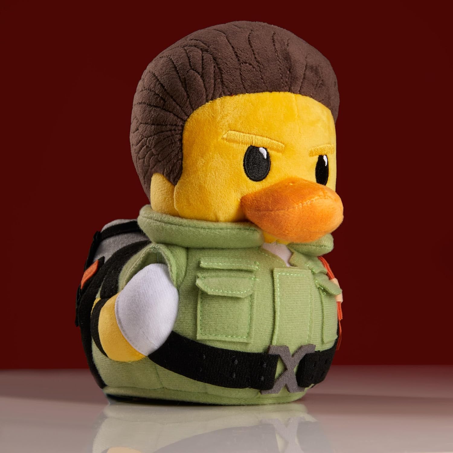 TUBBZ Plush: Resident Evil - Chris Redfield Cosplaying Rubber Duck Soft Plush Collectible Toy image 3